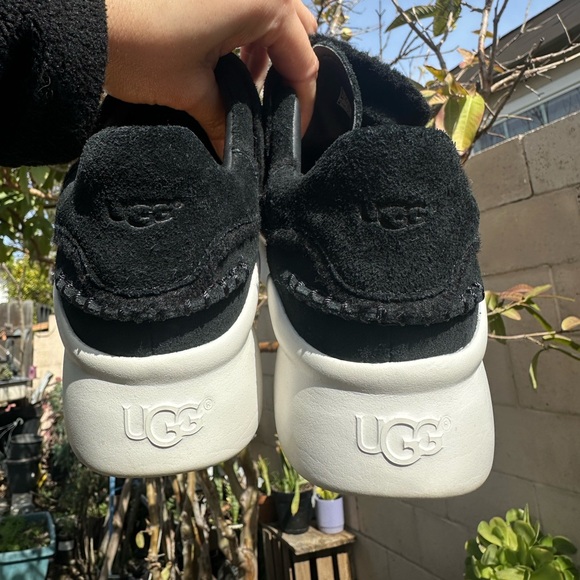 Womens UGG Ashby spill seam black sneakers #6.5 - Picture 4 of 8